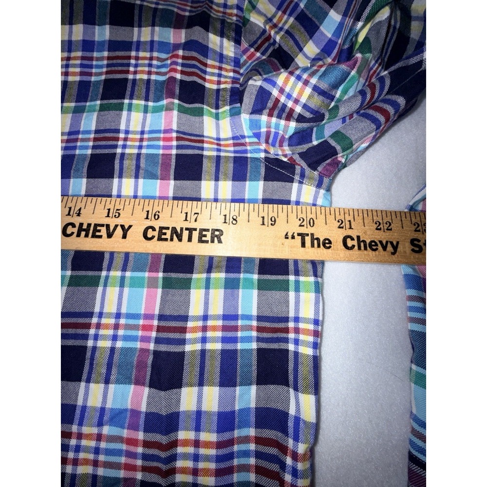 Brancaccio Plaid Shirt Mens Slim‎ Fit Long Sleeve - Picture 7 of 11